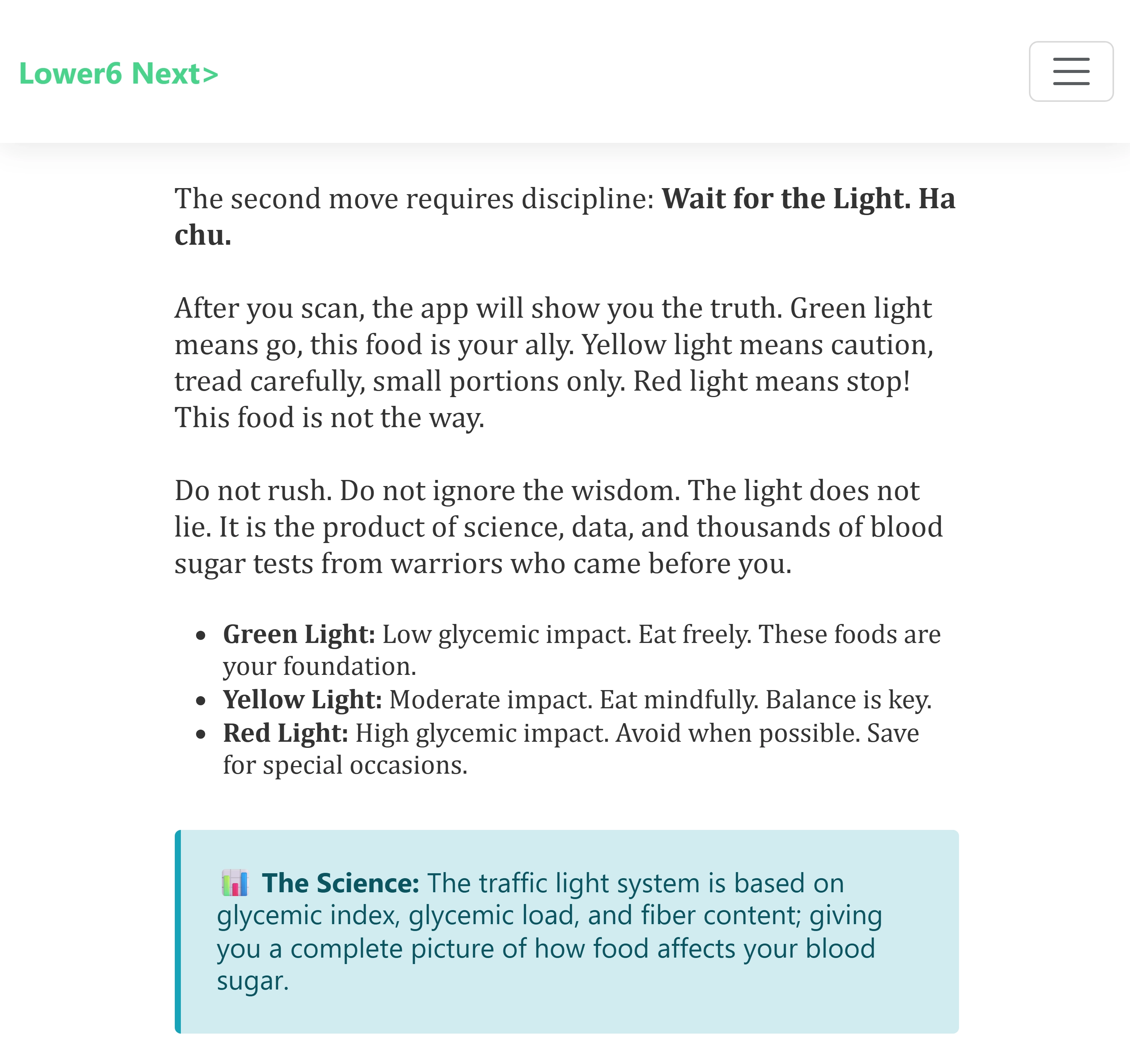 Lower6 blog article — playful voice with a science callout