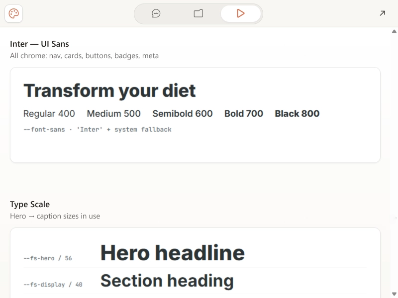 Visual Narrative Studio ideation artifacts