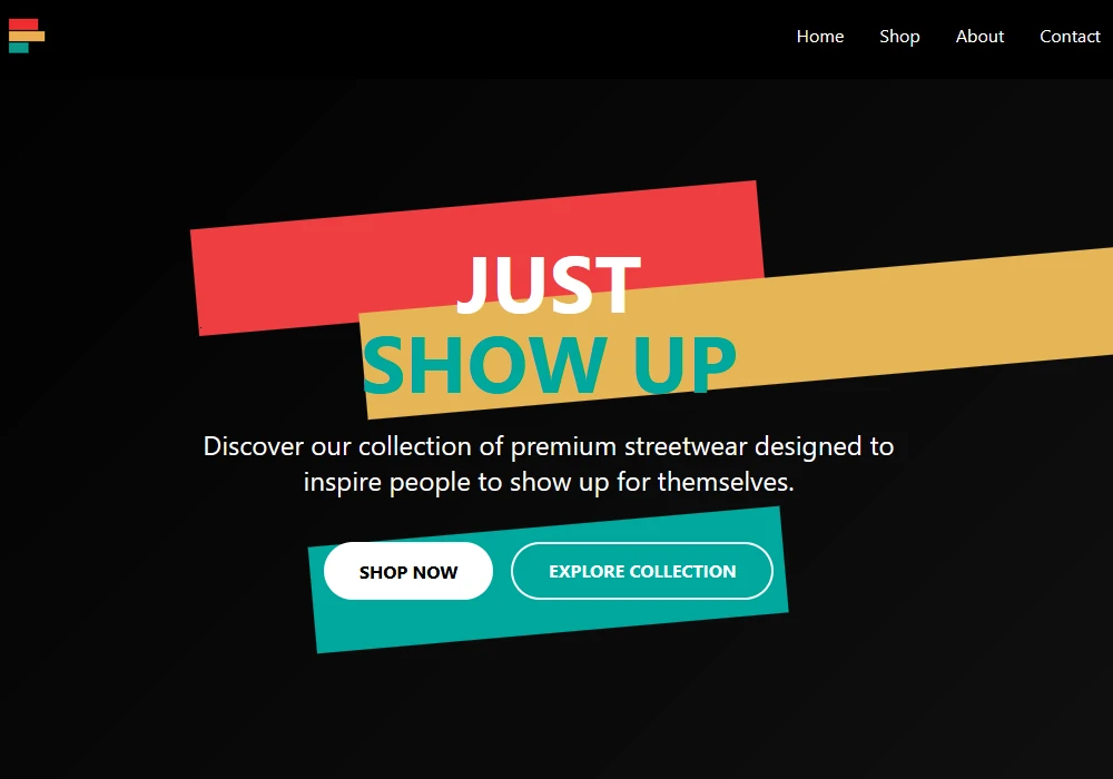 e-commerce shop
